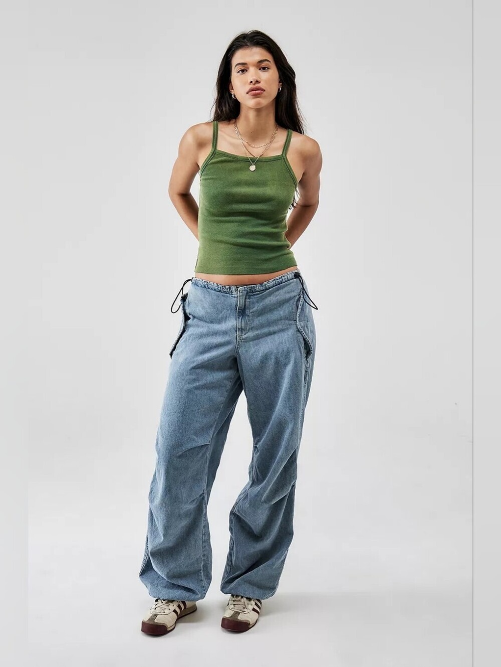 BDG Urban Outfitters Light Wash Baggy Cargo Pants